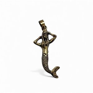 925 Sterling Silver Mermaid Pendant Necklace with the moving tail